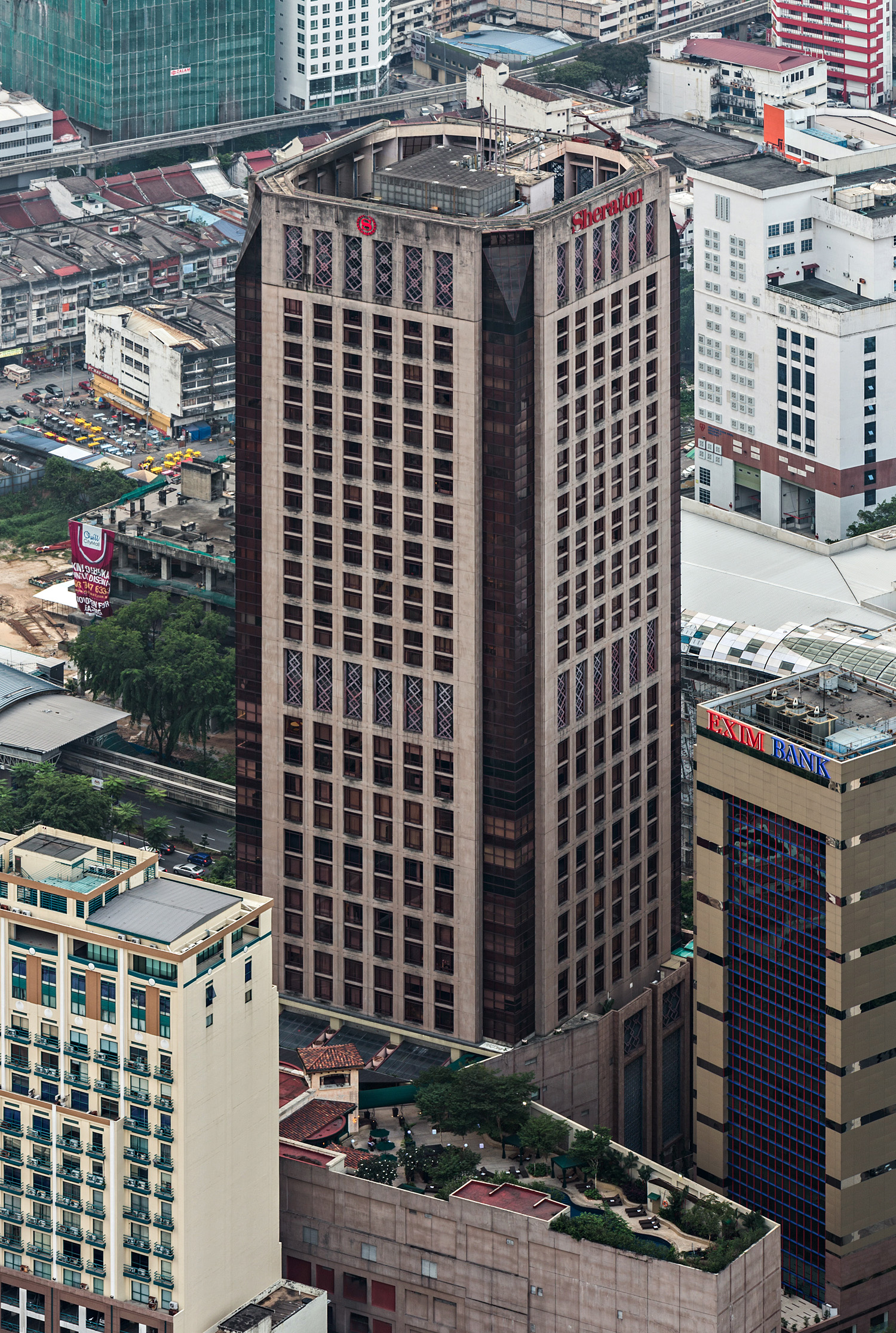 Sheraton Imperial Kuala Lumpur Hotel, Kuala Lumpur - View from KL Tower. © Mathias Beinling